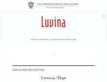 Tablet Screenshot of luvina.com.mx